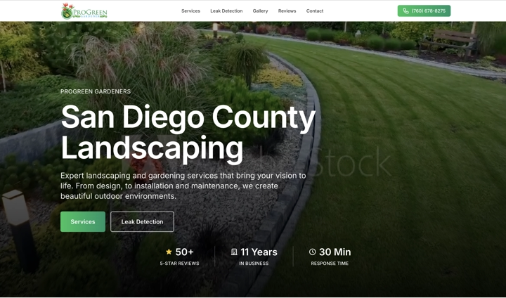 ProGreen Gardeners - Professional Landscaping Services